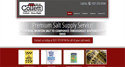 Desktop Screenshot of collettsaltsupply.com