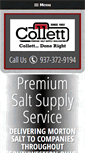 Mobile Screenshot of collettsaltsupply.com